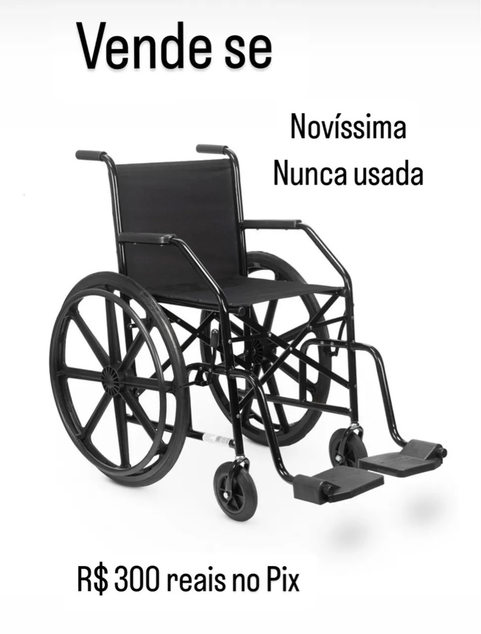 Cadeira de rodas nova