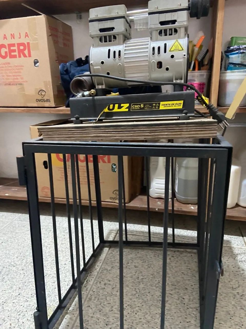 Gaiola para Proteção de Compressor64840812458242120