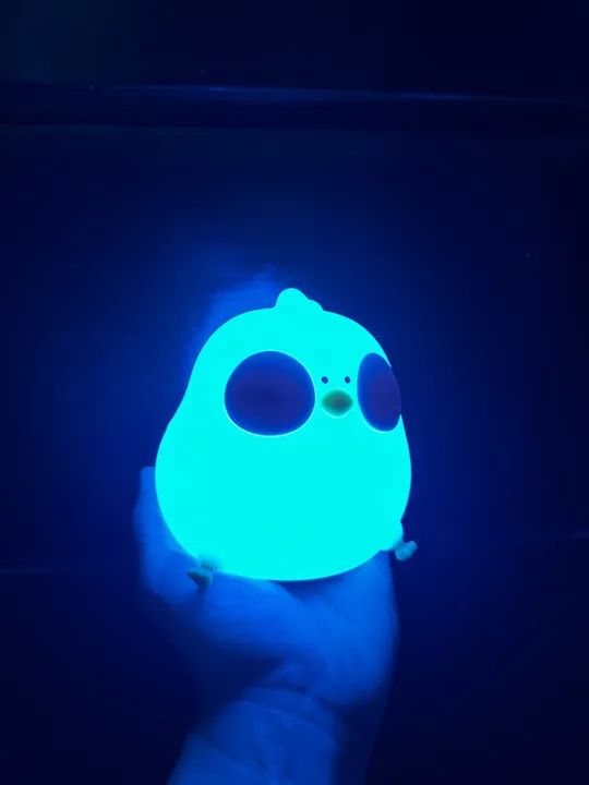 Luminária Galinha Led RGB de Silicone Touch - Foto 2