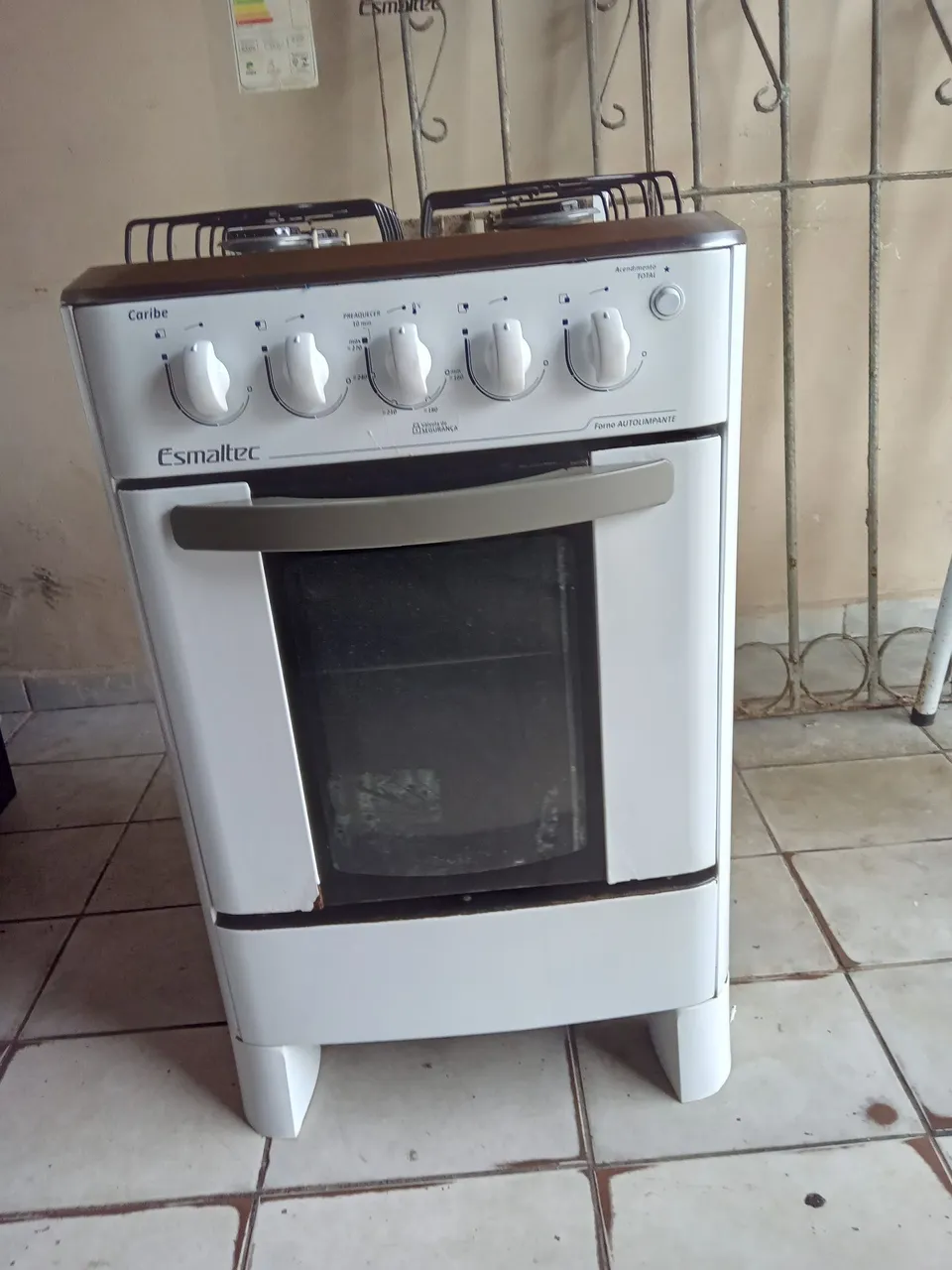 Fogão Esmaltec Caribe 4 bocas automático