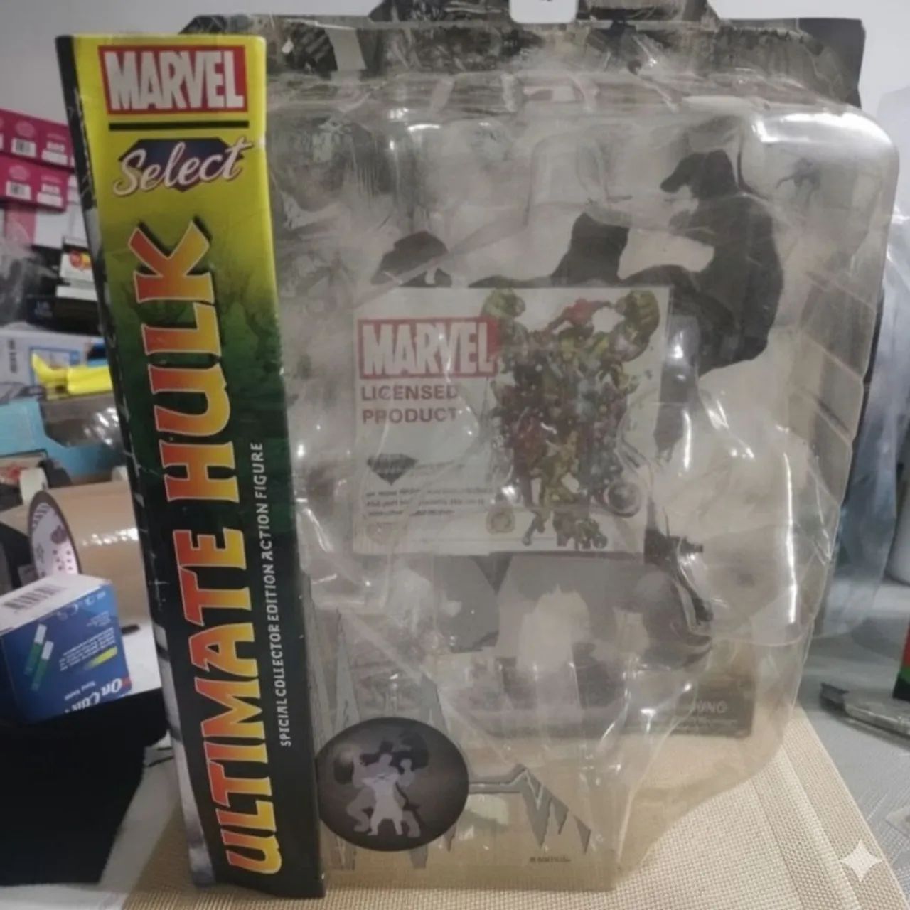 Caixa Vazia + Blister Ultimate Hulk Marvel Select Diamond Select - Original - Foto 3