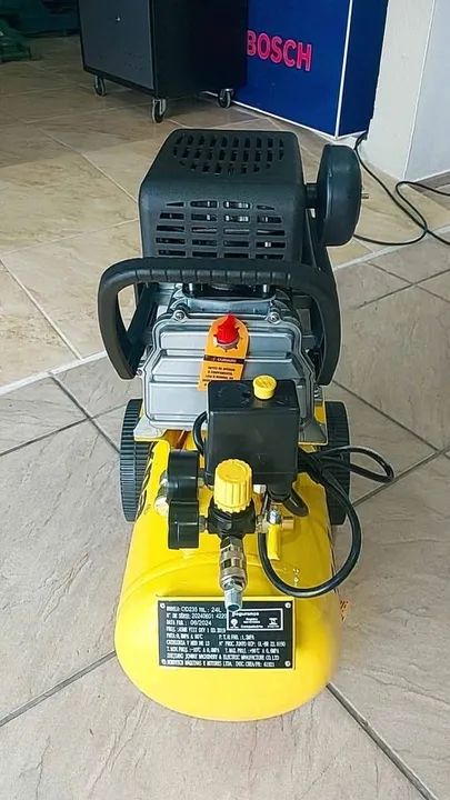 Compressor de Ar 24 Litros Motor 2.5hp 116psi - Tekna (Loja/Nova) - Foto 3