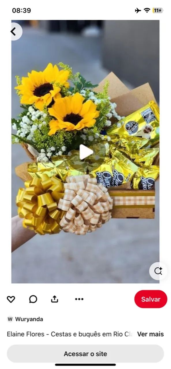 FLORES, CHOCOLATES E FOTOS!