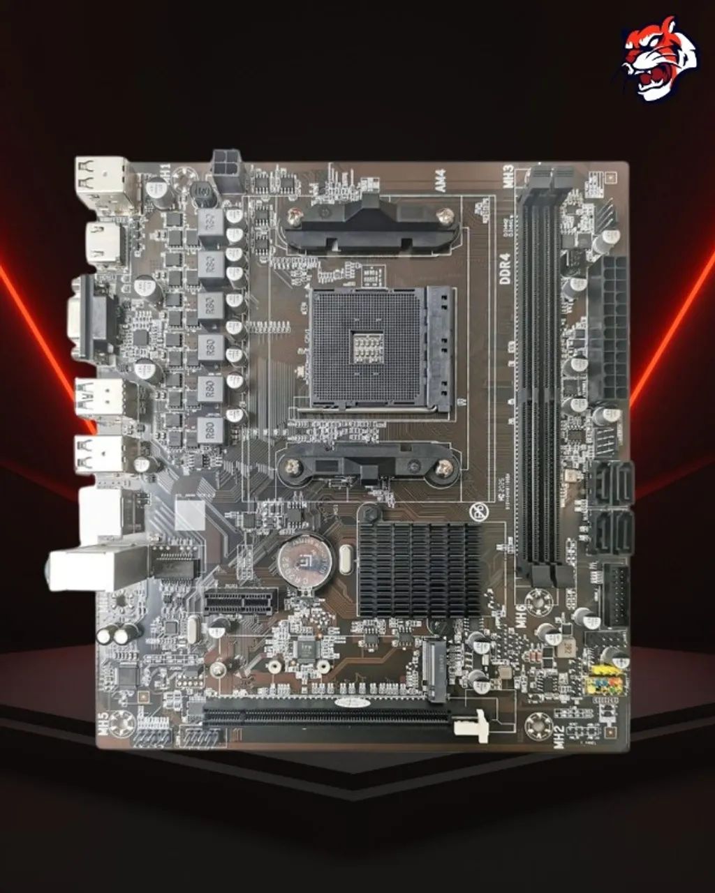 Placa Mãe AMD A320 DDR4 | GT  Entrega Gratis 1 ano de garantia e nota - Foto 3