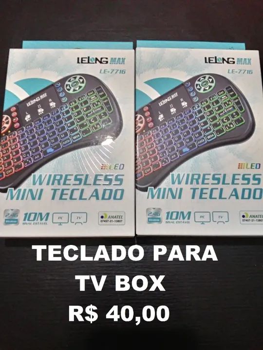 TECLADO PARA TV BOX/TV SMART/CELULAR/PC