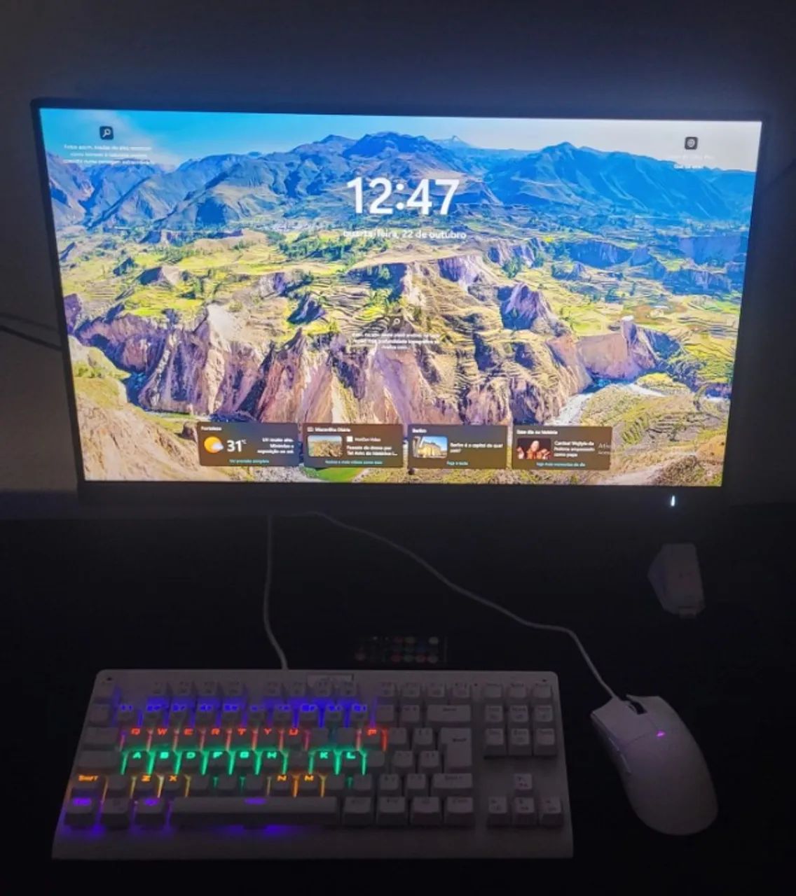 PC Gamer Completo RX 9070 XT Branco - Foto 4