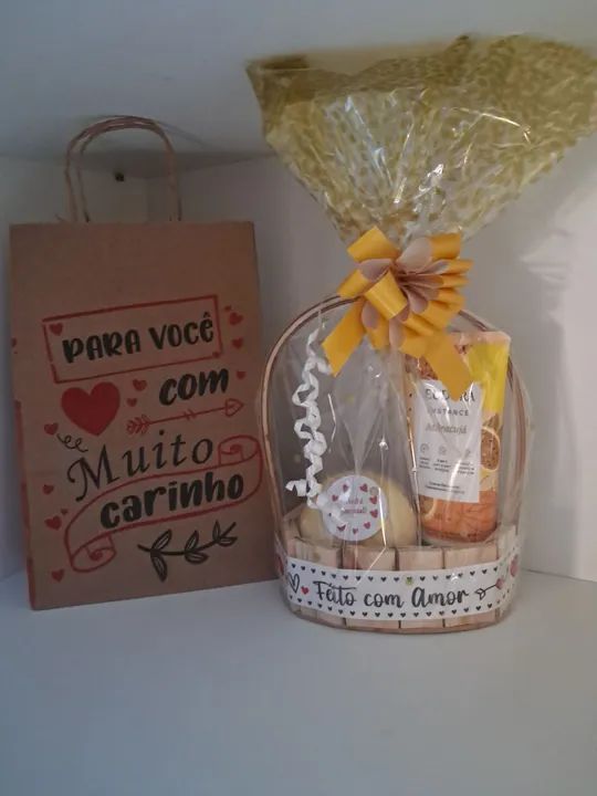 Kit presente Eudora cesta 