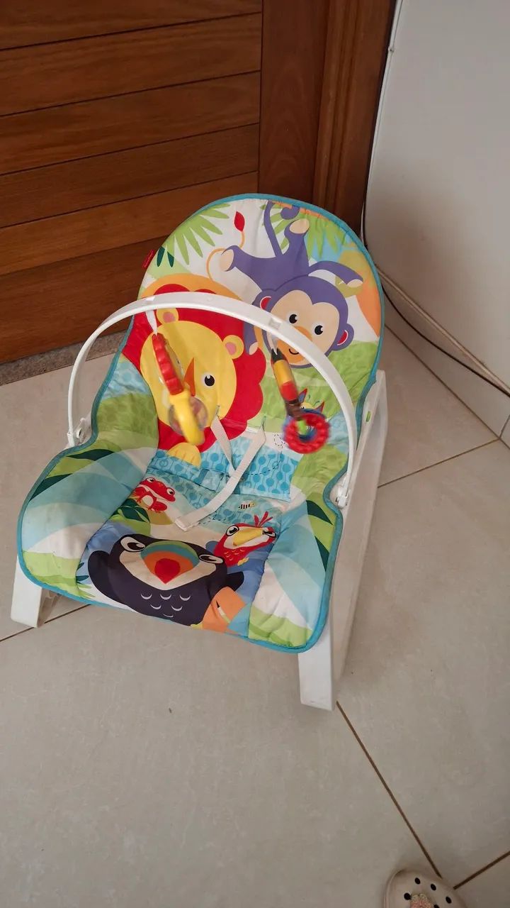 Bouncer Fisher Price Safari - Conforto e Diversão para Bebê - Foto 2