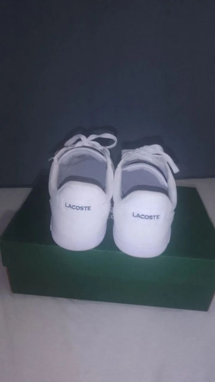 Tênis Lacoste Branco original  - Foto 4