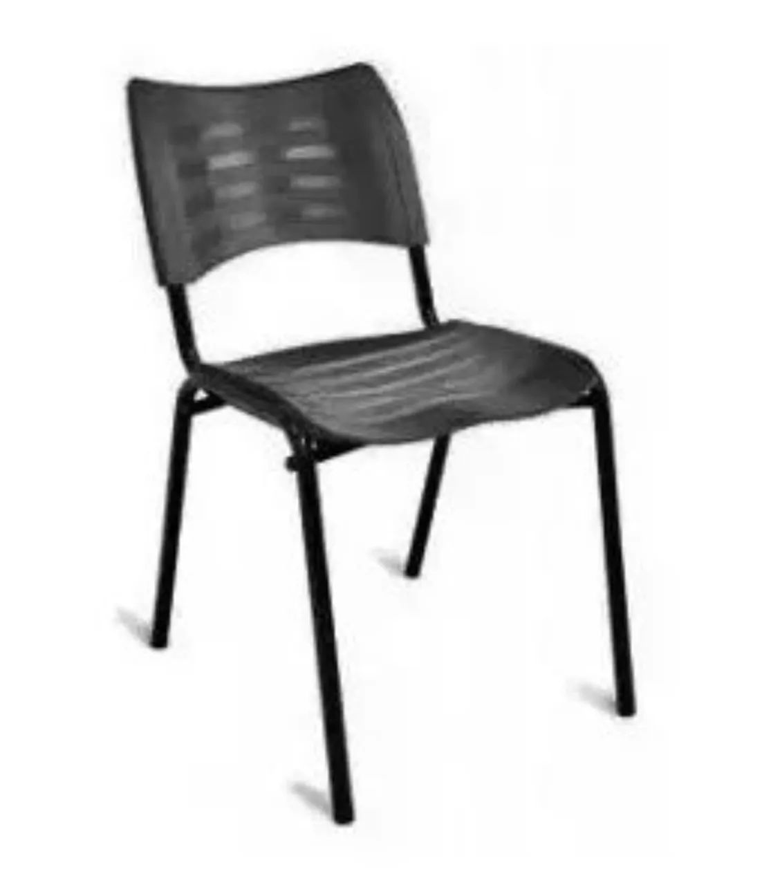 Mesa Refeitório 8 Lugares Tampo MDF com 8 Cadeiras COMPACT Cor Preta - Foto 2