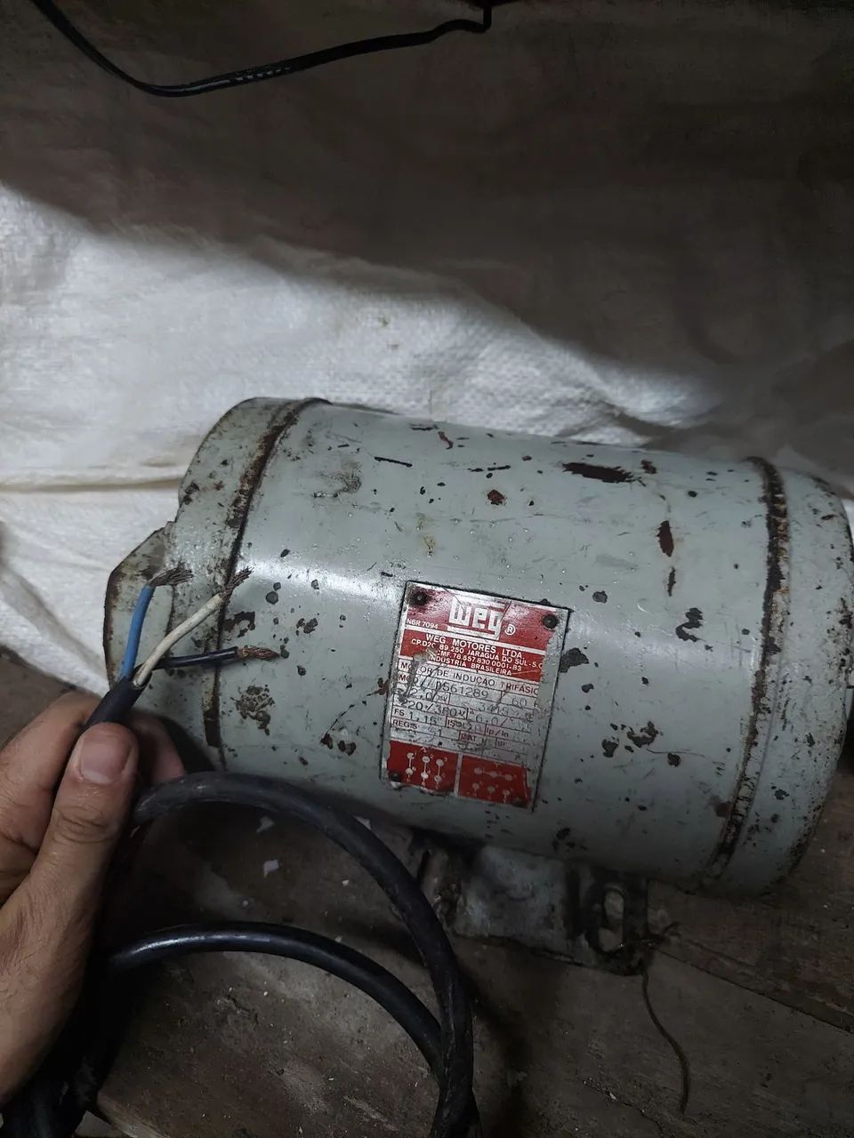 Motor elétrico WEG de 2 Cv 220v, Trifacio Novo e Revisado  - Foto 3