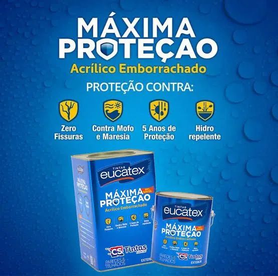 Tinta Eucatex Máxima Proteção - 5 Anos de Proteção