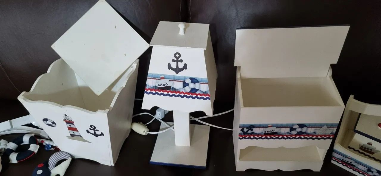 Kit Higiene Marinheiro MDF - Foto 3