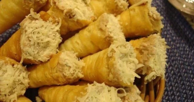 Canudinhos crocantes e cremosos 