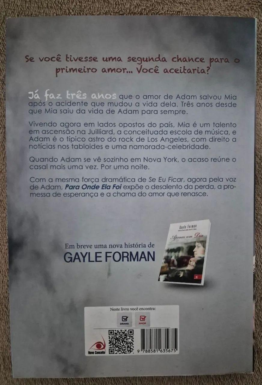 Para Onde Ela Foi - Gayle Forman - Capa Comum - Foto 3