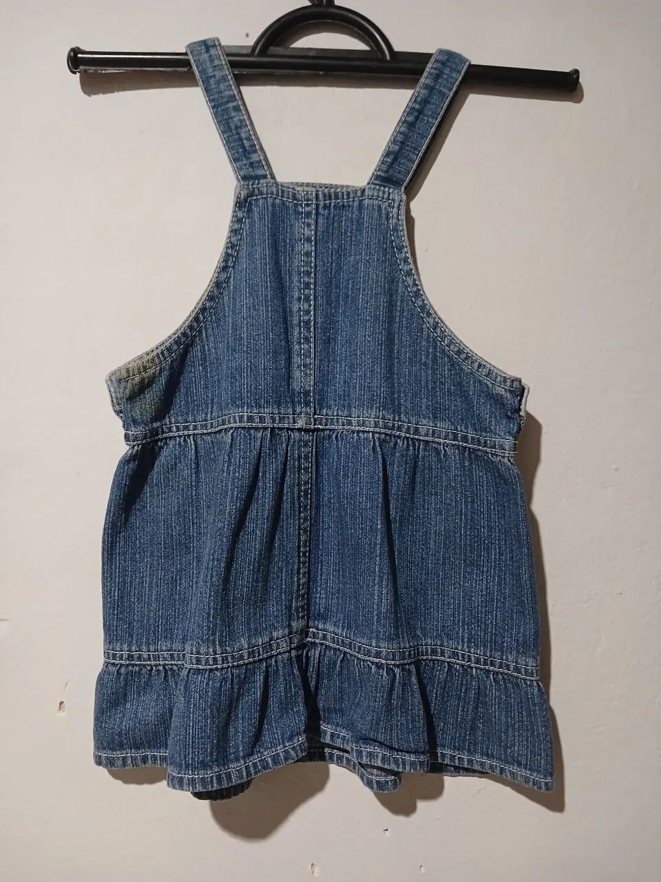 Vestido Jeans Bebê Parquinho Da Moda  - Foto 4