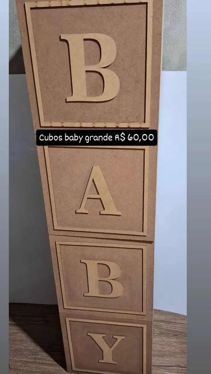 Cubos Baby Grande Decorativos