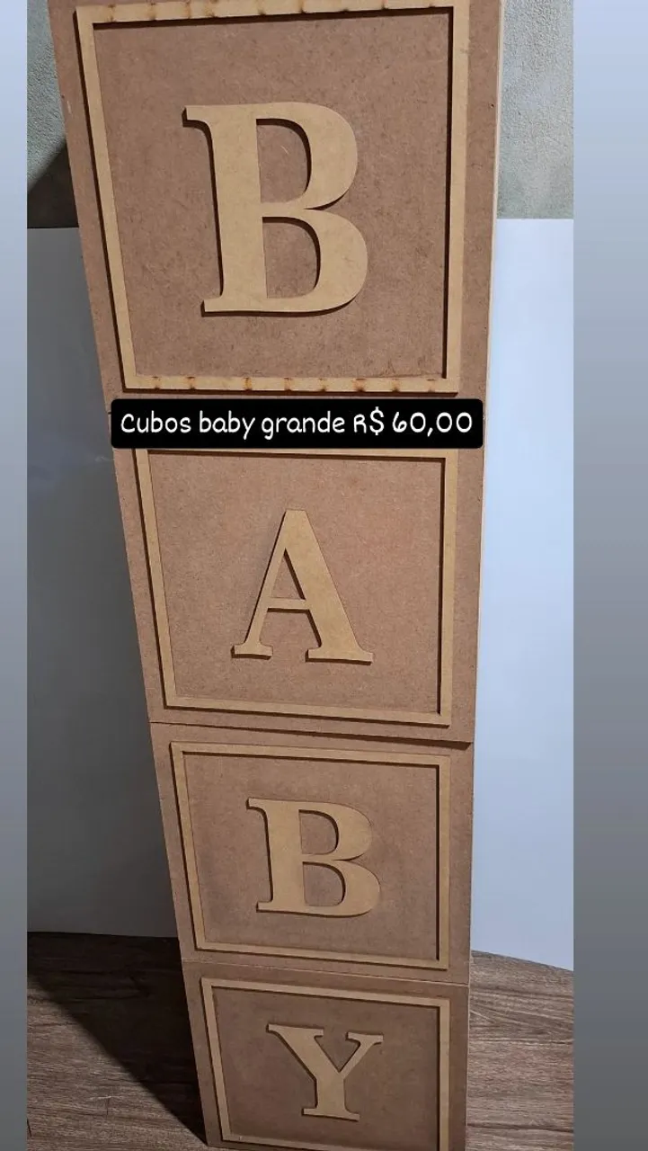 Cubos Baby Grande Decorativos