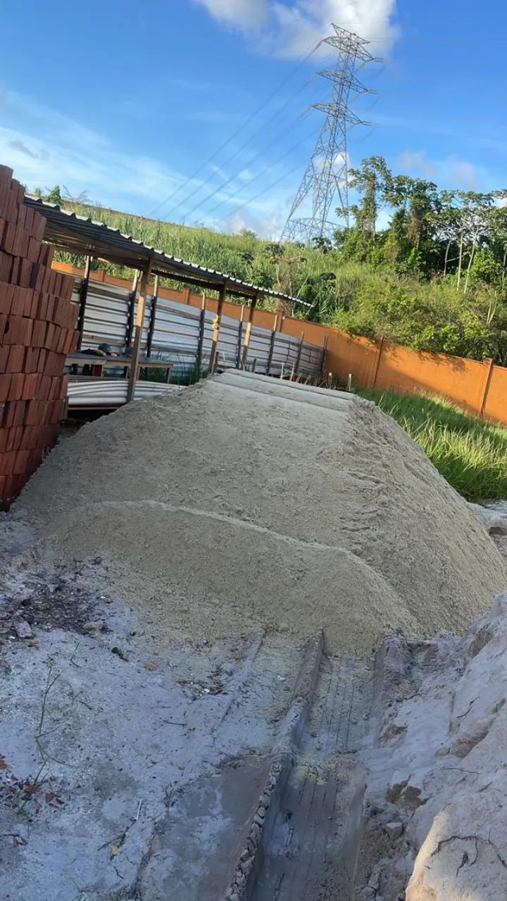 Areia Lavada , Areia Fingir , Areia Miritiba , Aterro , Brita , Barro e Pedras No Geral - Foto 6