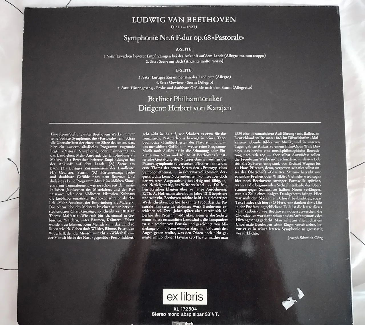 Vinil Karajan Sinfonia6 Beethoven Pastoral - Foto 2