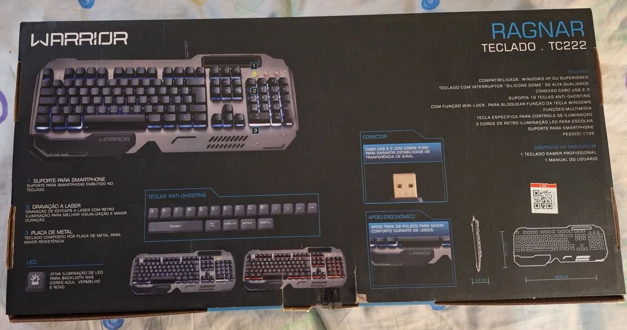 Teclado Gamer Warrior Ragnar TC222