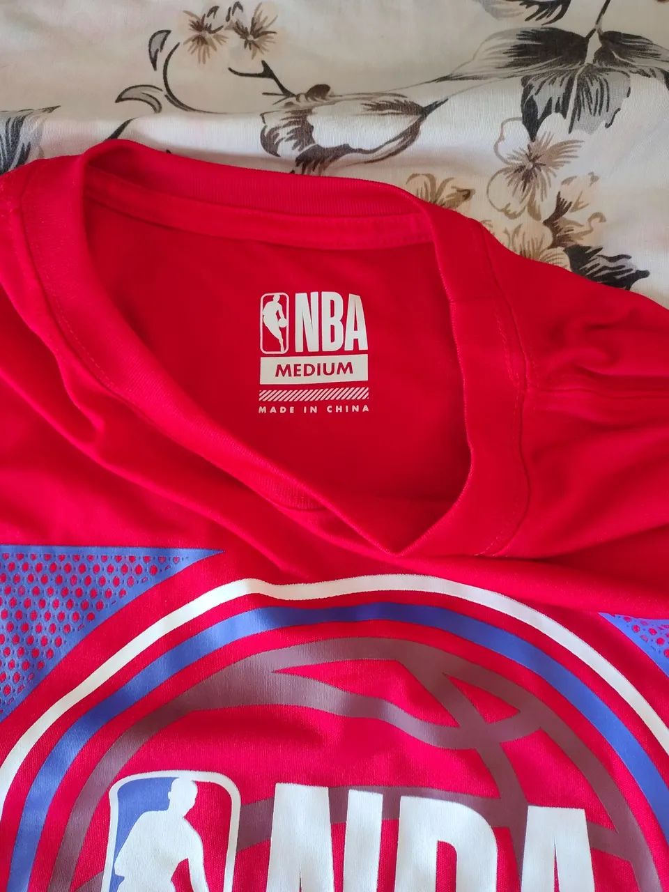 Camisa NBA Vermelha, original, nova - Foto 2