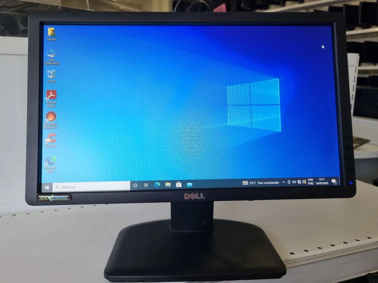 Monitor Dell Led 19" Polegadas Widescreen VGA 