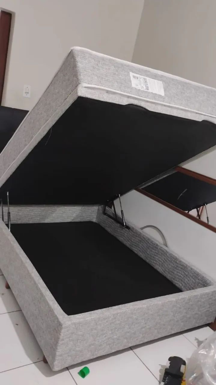 Cama Box com Baú bon sono D.65 max firme ortopédico 