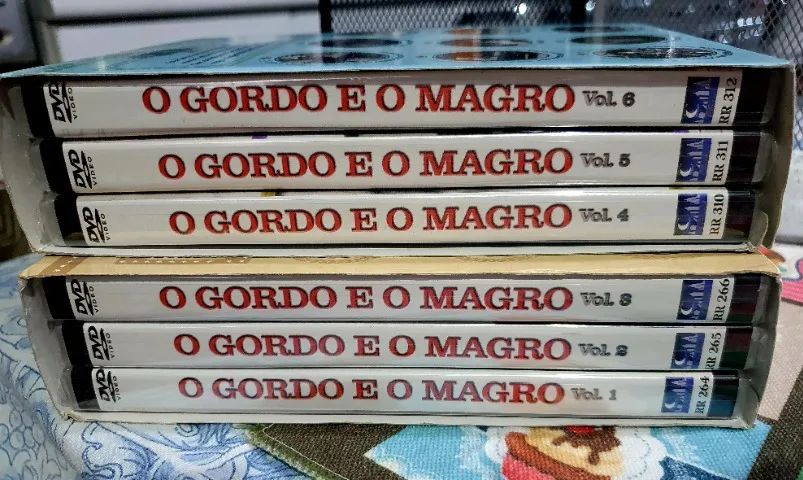 DVD O Gordo e O Magro 1ª e 2ª Temporada Box C/3 Dvds cada Lacrados Original - Foto 4