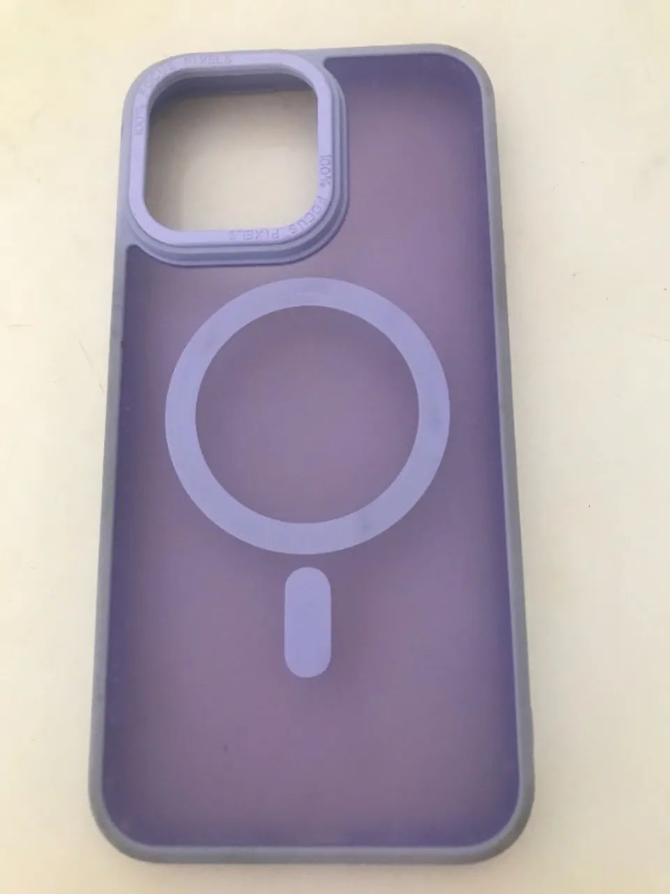 Case Capinha De Celular Para Iphone 15 Plus - Lilás - Transparência (Usado)