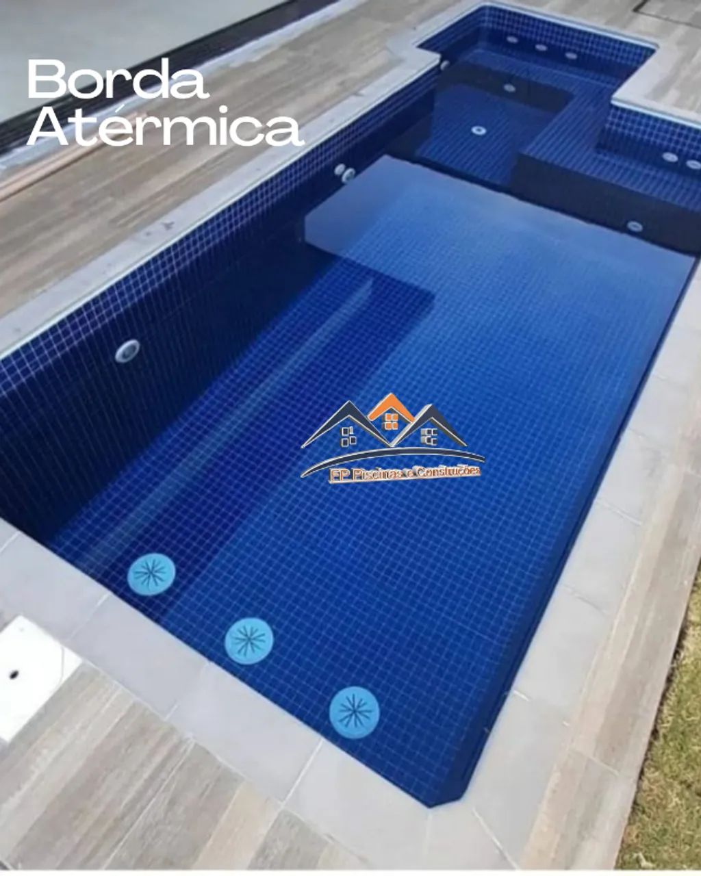 Borda para Piscinas Atérmica Oferta 33 x 16 x 1,5cm - Peito de Pomba.  - Foto 6
