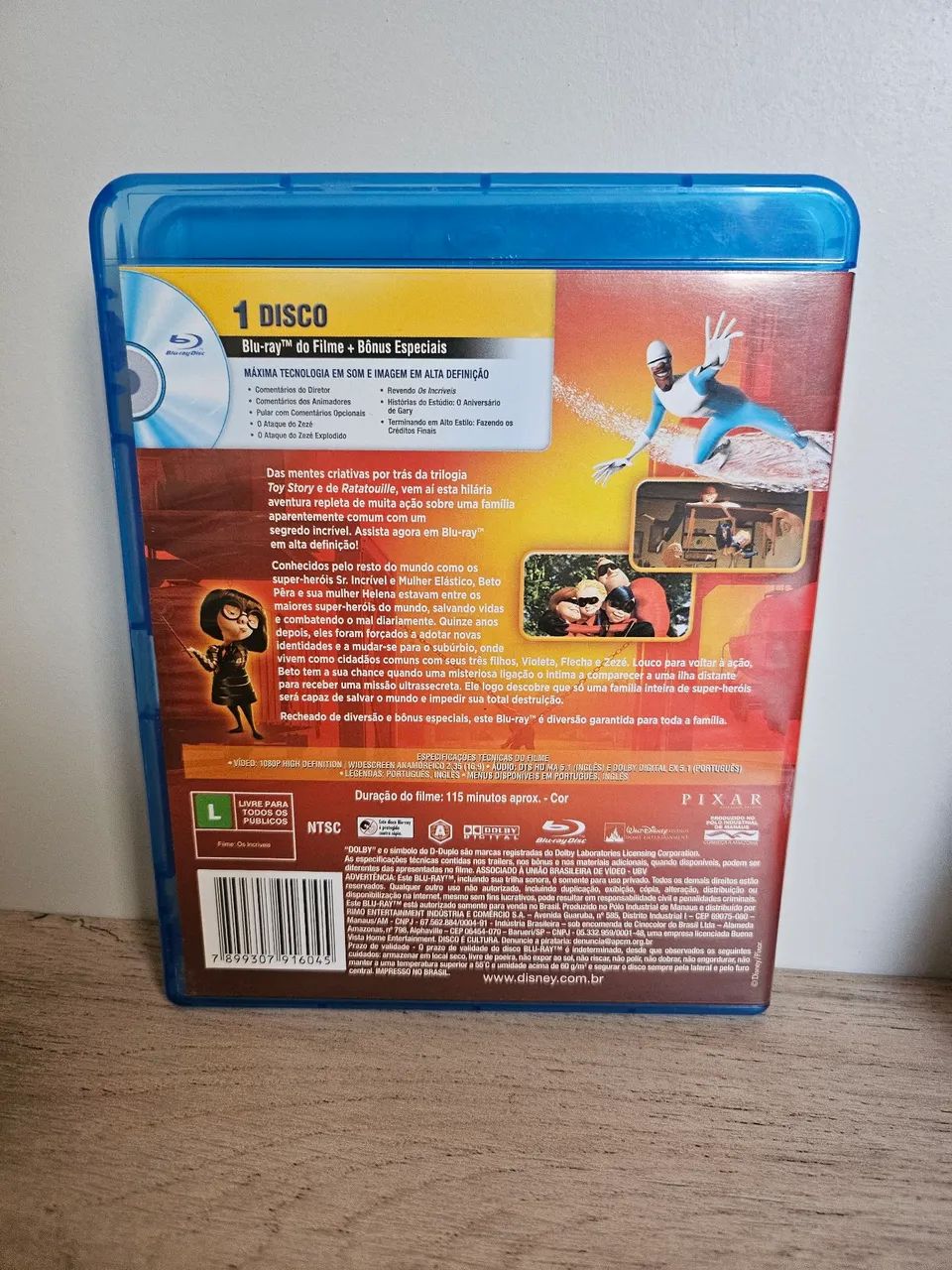 Os Incríveis Blu-Ray Disney Pixar - Foto 2