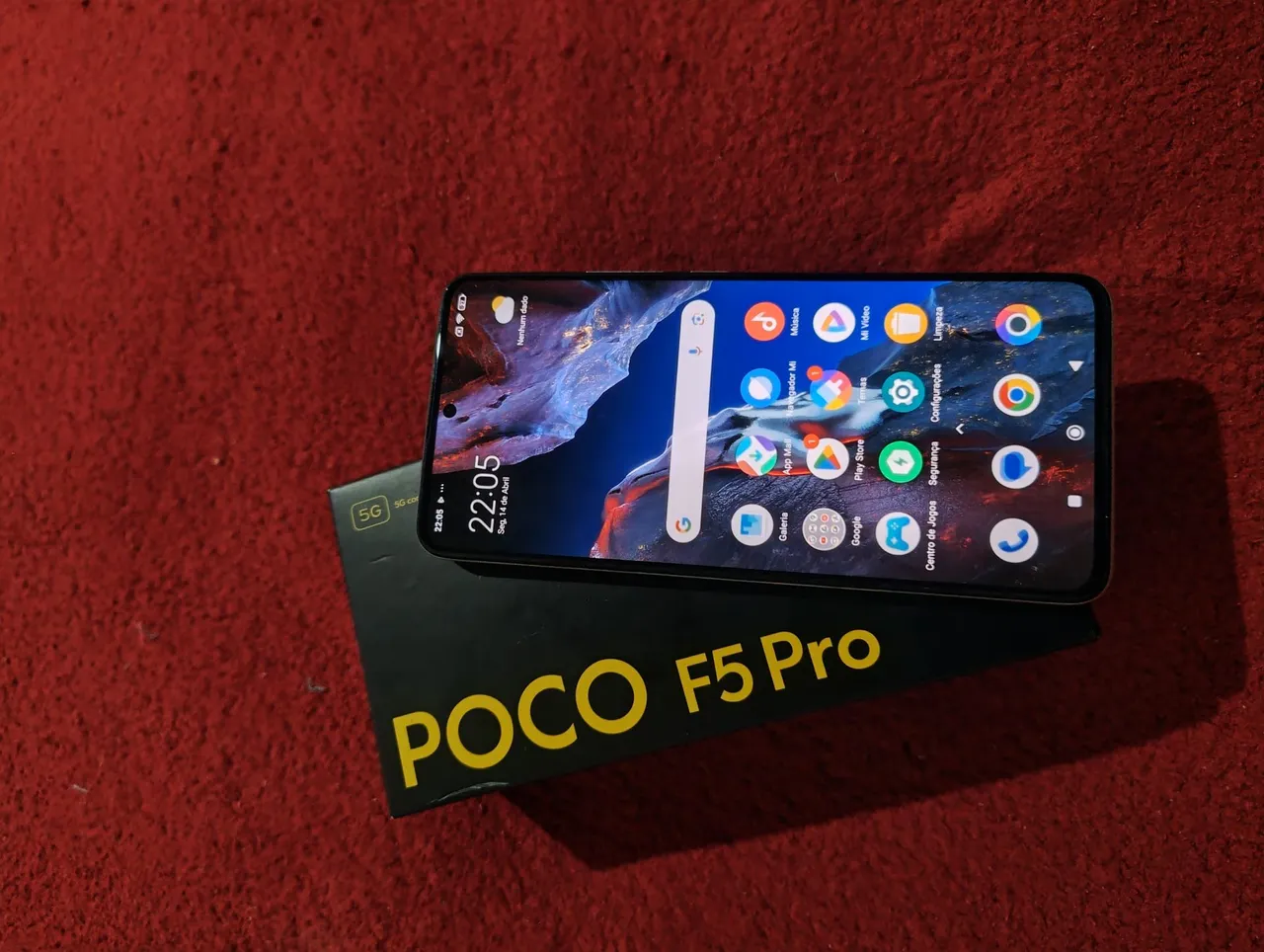 Poco f5 pro 512/12 bem novinho todo original pra vender e trocar