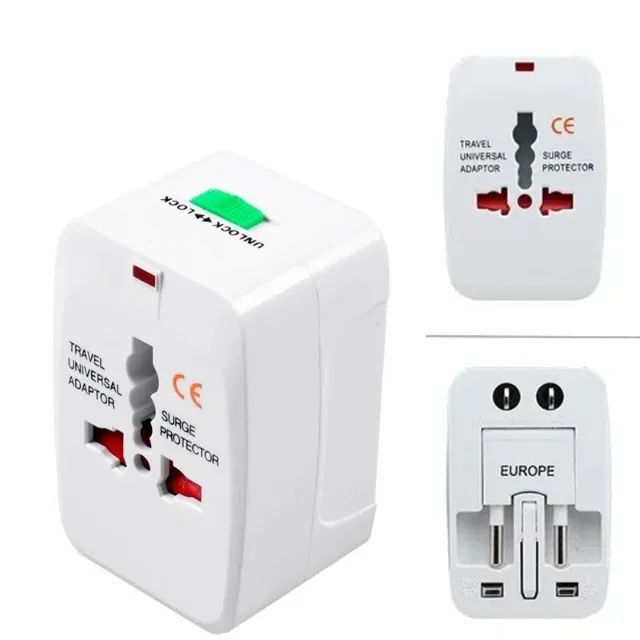 Adaptador Tomada Bivolt Universal UK Padrão Internacional Para Viagem - Foto 4