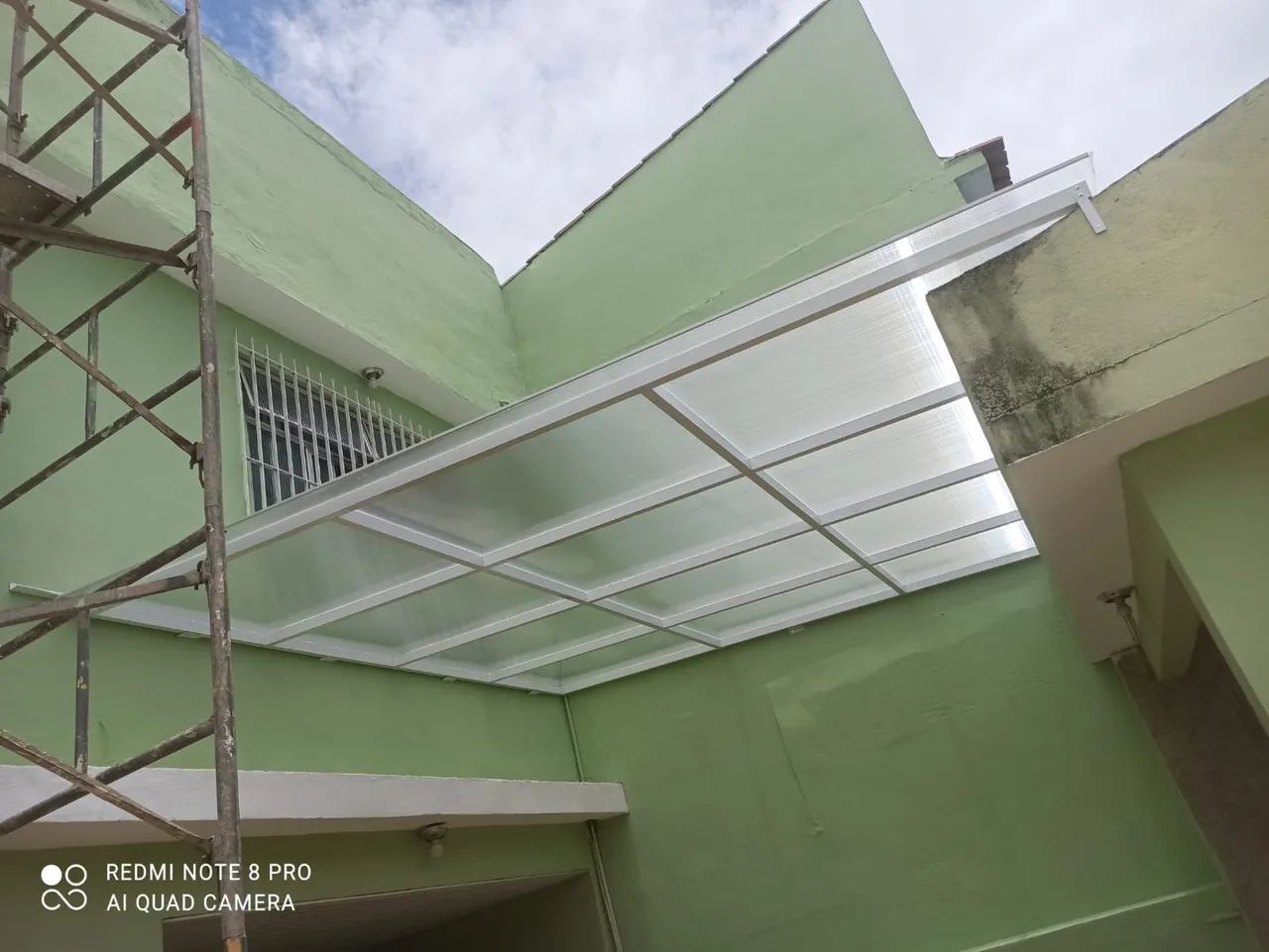 Cobertura de policarbonato para área externa - Foto 2