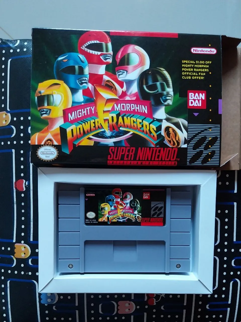 Cartucho Mighty Morphin Power Rangers Super Nintendo