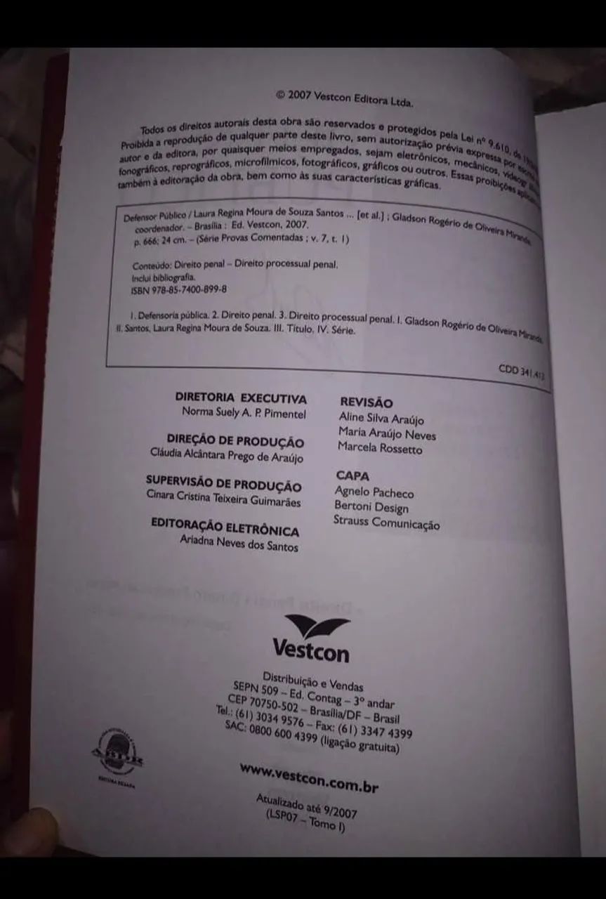 Livro Defensor Público - Série Provas Comentadas - Vol. 7 - Foto 2