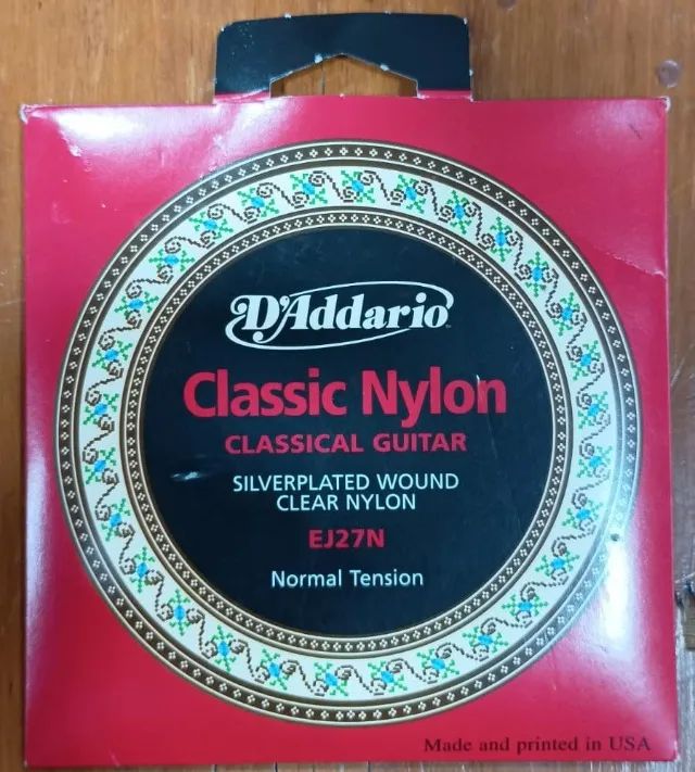 Encordoamento Para Violão Nylon D'Addario Classic EJ27N