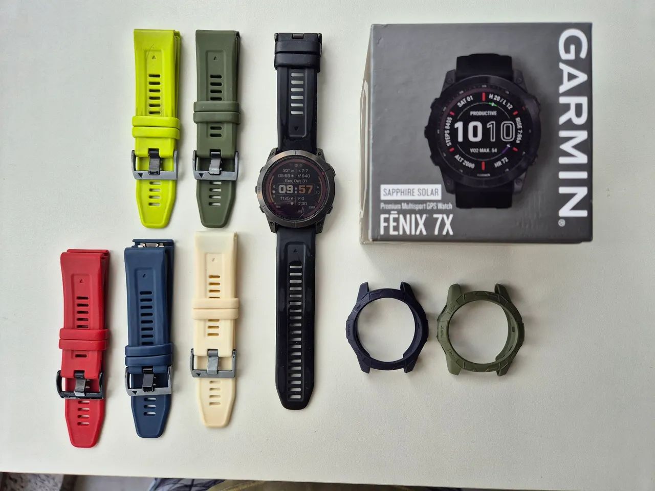 Garmin Fenix 7x Sapphire Solar Titanium