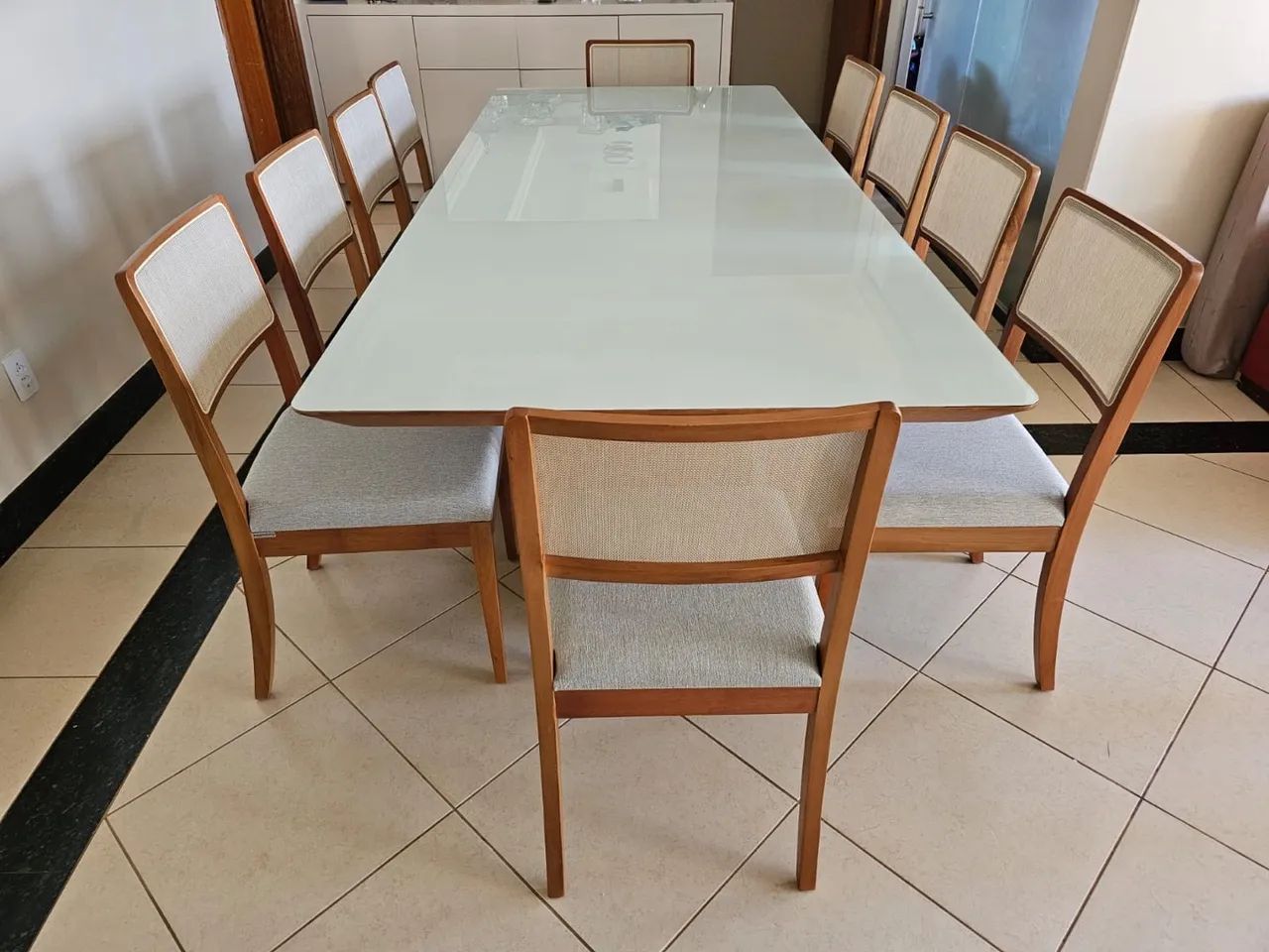 Mesa de 10 lugares madeira  - Foto 3