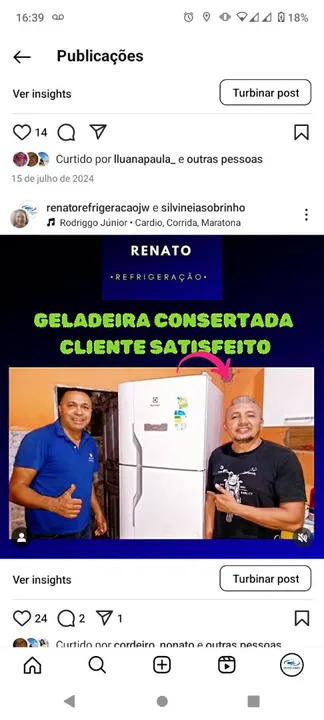 CONSERTO DE GELADEIRA