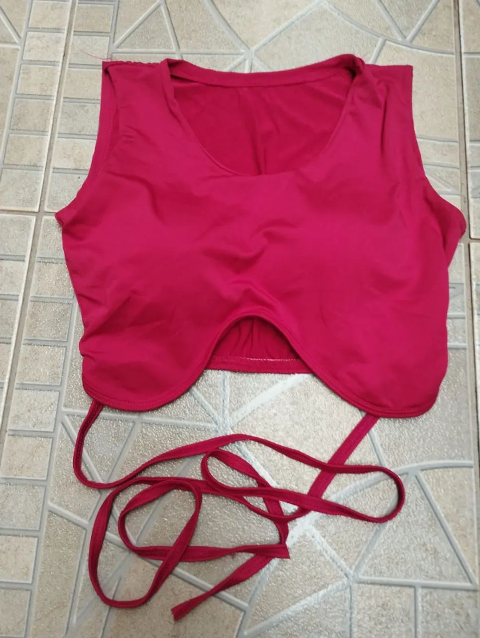 Croped Vermelho P - Foto 2
