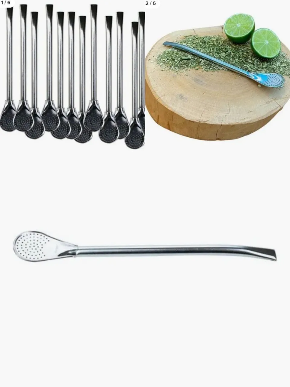 Bombas para Chimarrão em Aço Inoxidável