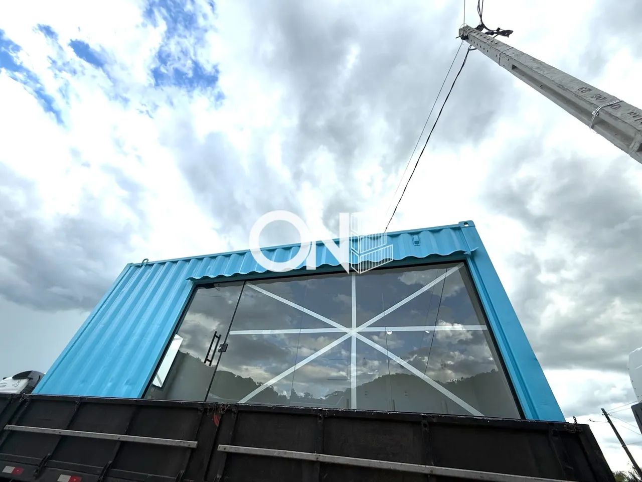 Lavanderia em container 