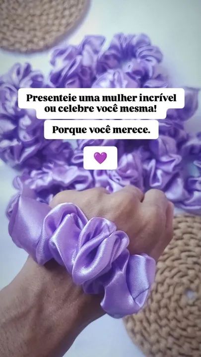 Scrunchies/ Touca de Cetim - mimos 