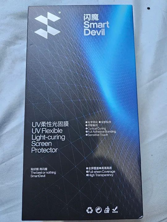 Película de Vidro Temperado para Celular Smart Devil - UV Flexible