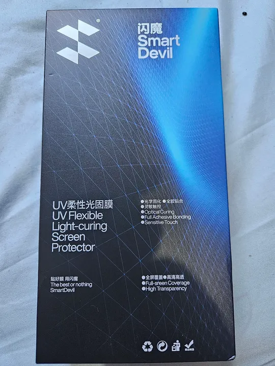 Película de Vidro Temperado para Celular Smart Devil - UV Flexible