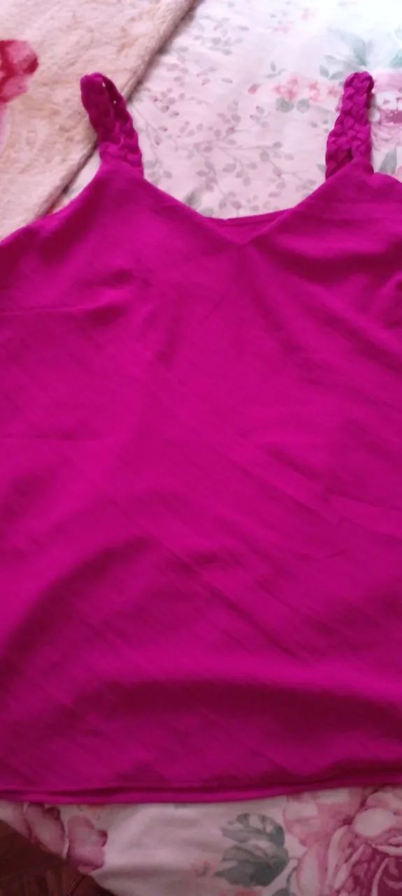 Blusa de alcinha pink