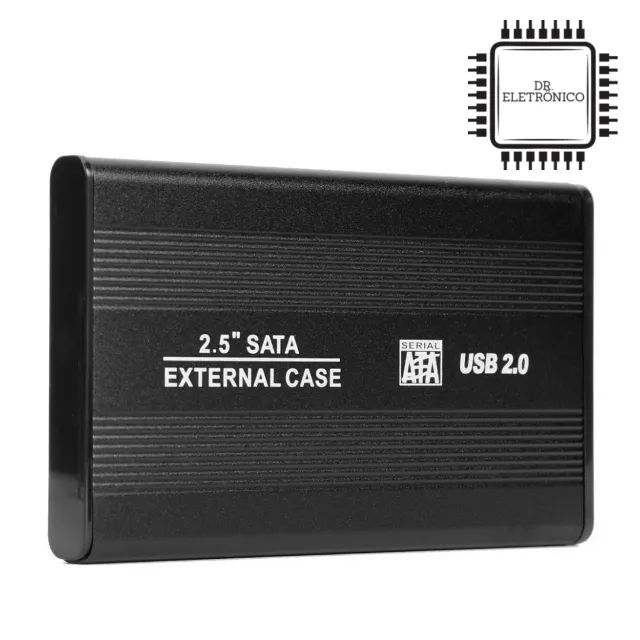 Case para HD Externo de 2,5" - Sata para UsB 2.0 - Foto 4