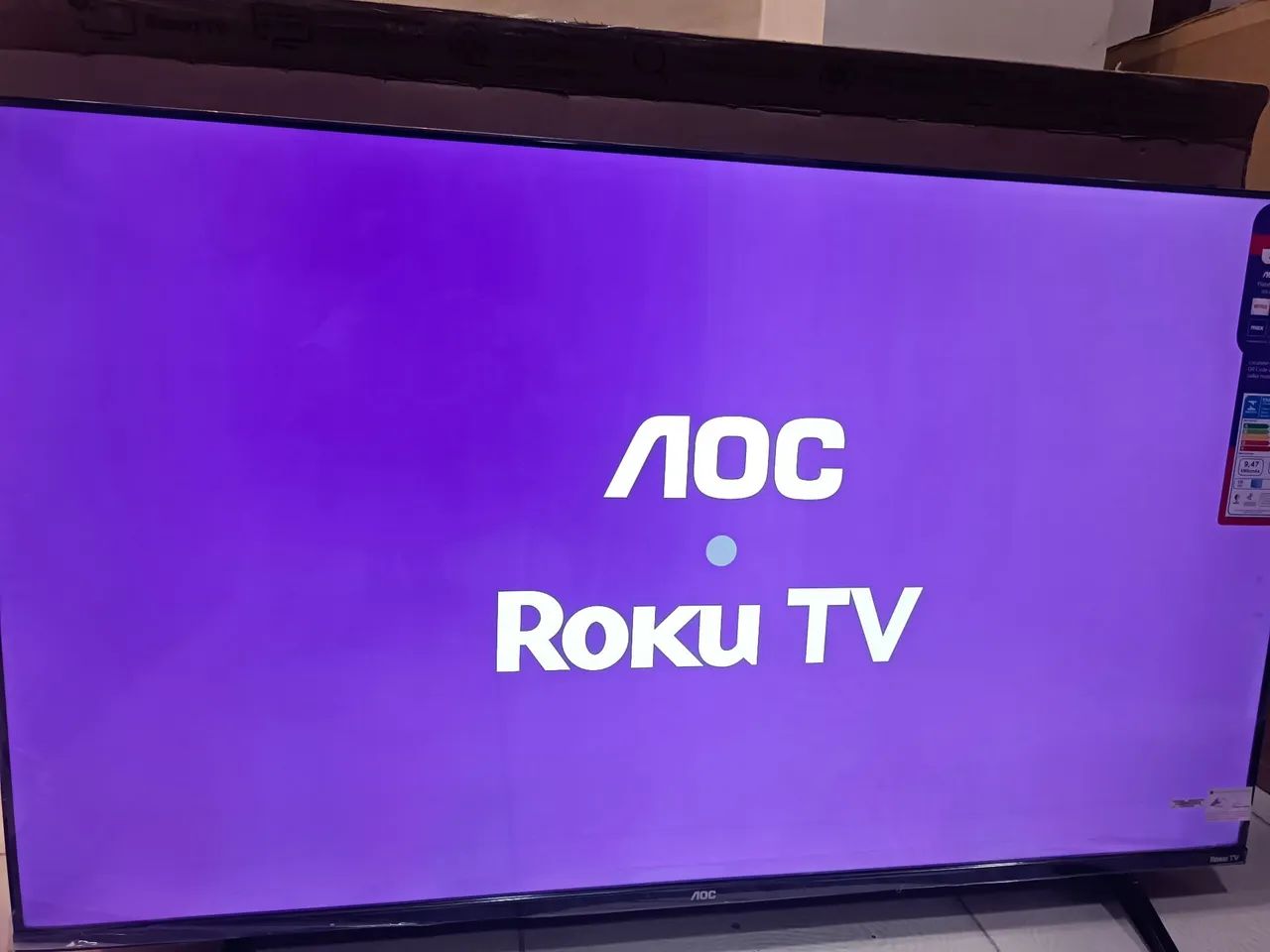 Smart tv AOC ROKU 50 polegadas nova 